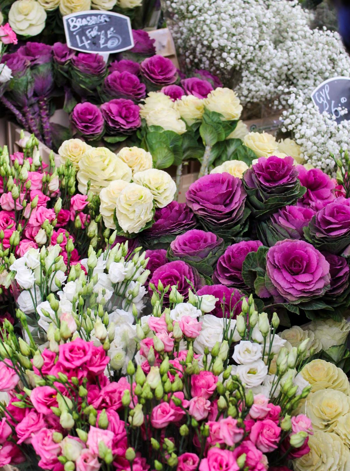 Mercado de flores en Columbia Road, Londres.