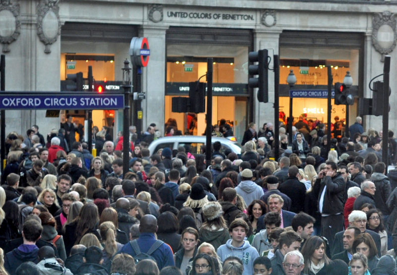 De compras en Oxford Street