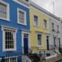 Calles de colores en Londres Notting Hill